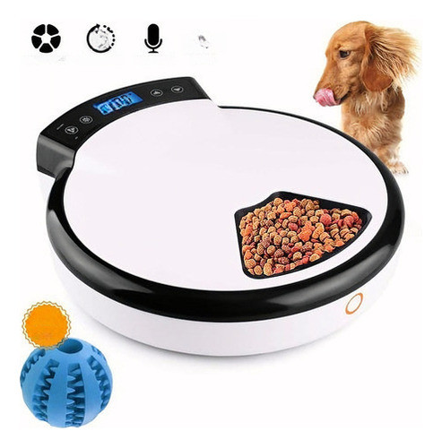 Alimentador Automático Para Mascotas Perro Gato Pienso Progr 0