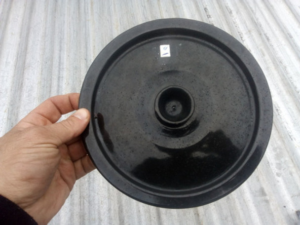 1/2o-antigua Tapa Para Olla Enlozada Negra 22,1cm Diametro 0 1/2o-antigua Tapa Para Olla Enlozada Negra 22,1cm Diametro 0