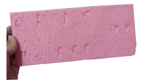 Placa De Acrílico Alfabeto Maiúsculo Mod #4 0