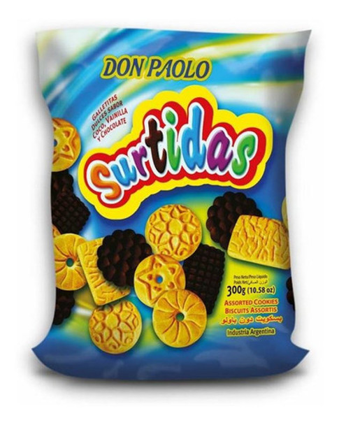 Pack X 48 Unid. Galletitas  Surtido 300 Gr Don Paolo Pro 0