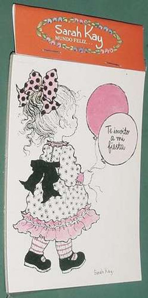 10 Tarjetas Grandes Simple Sarah Kay Cumpleaños Fiesta Nenas 0