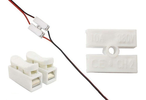 Conector Cable Empalme Rapido Bornera 2 Vias Ch-2 X10 0