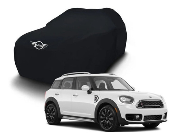 Capa Automotiva Mini Cooper Countryman De Tecido Cor Preta 0