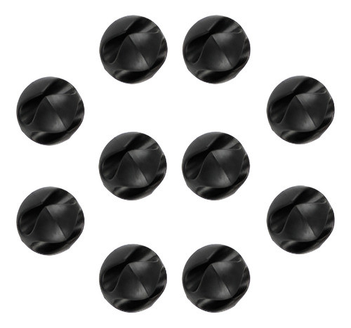 10pcs Doble Clip Grip Escritorio Pared Organizador Alambre C 0