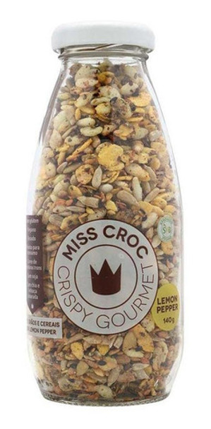 Granola Crispy Lemon Pepper Sem Glúten Garrafa 140g 0 Granola Crispy Lemon Pepper Sem Glúten Garrafa 140g 0