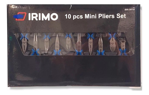Juego Set 10 Mini Pinzas Y Alicates P/ Elect Irimo 600.001a 0
