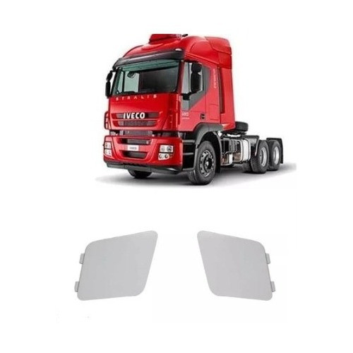 Par Tampa Retangular Para-choque Compativel Iveco Stralis 0