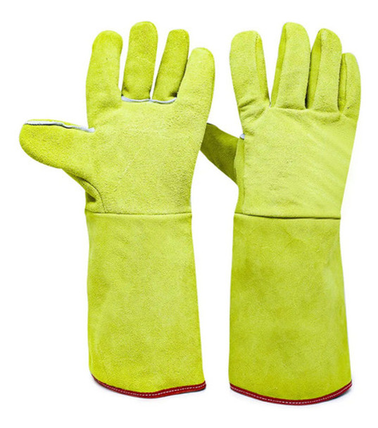 Kit 5 Pares Luva Para Alta Temperatura Soldador Solda P. 15 0
