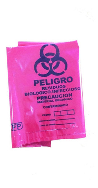 Bolsas Rojas Deshechos Hospitalarios 60x60 Cm Bg Pack 20 Un 0