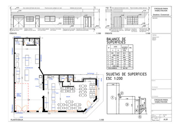 Croquis Para Habilitación Comercial, Certificado Profesional 0