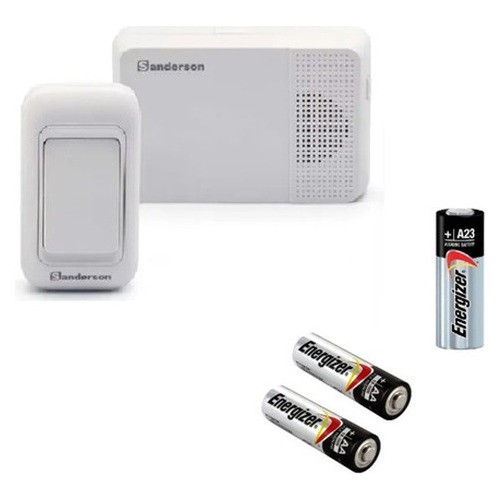 Timbre Inalambrico Con Pilas Exterior Resistente Agua 200m 0