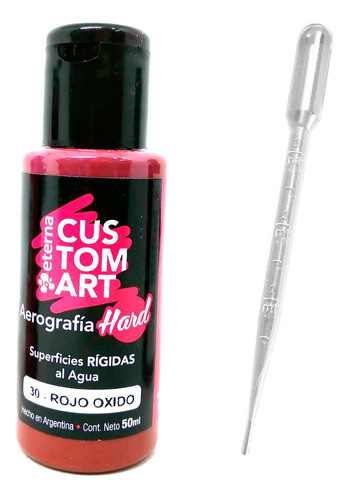 Acrílico Eterna Custom Art Hard X4 Y Gotero Para Aerografo 0