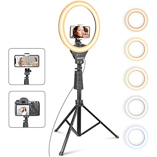 Luz Led Anillo 30.5cm Diametro Tripode 160cm Grabacion Video 0
