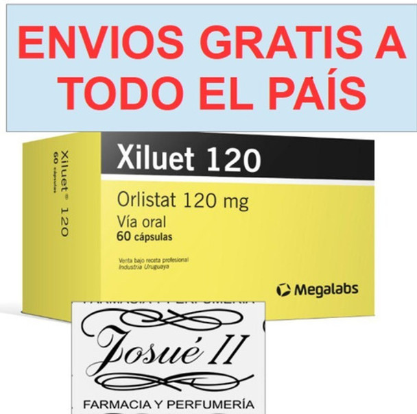 Xiluet 120 Mg X 60 Caps.-quemador De Grasas (orlistat 120mg) 0