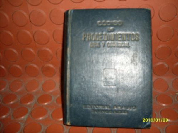 Codigo De Procedimientos Civil Y Comercial Año: 1942 - 0