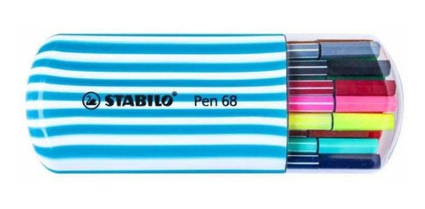 Marcadores Stabilo Pen 68 Estuche X 20 0 Marcadores Stabilo Pen 68 Estuche X 20 0