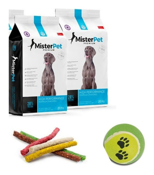 Alimento Mister Pet High Premium Adulto 20 Kilos + Envío 0 Alimento Mister Pet High Premium Adulto 20 Kilos + Envío 0
