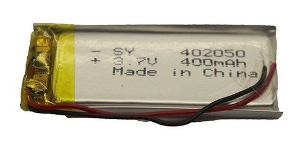 Bateria Recargable Litio Polímero 402050 3,7 V  380 Mah 0