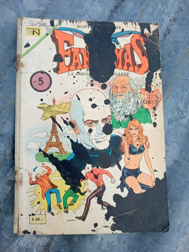 Historieta Fantomas Suplemento N.5 - Ed.novaro Sept. 1975 0