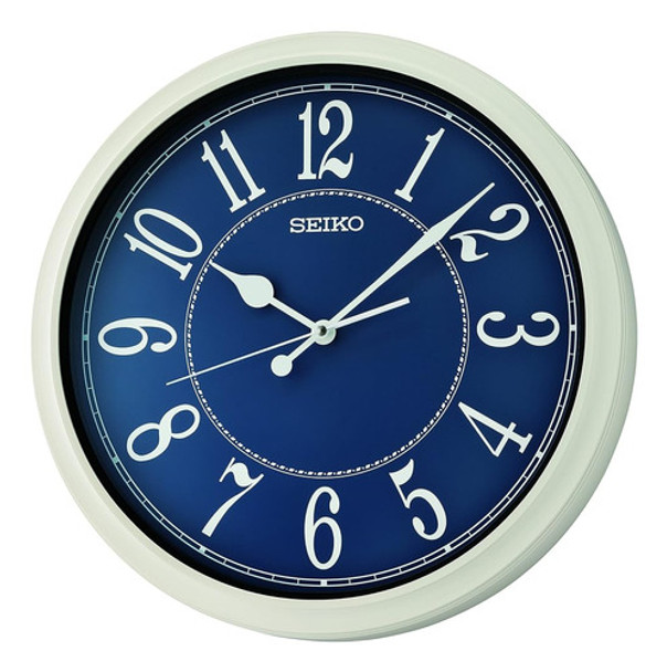 Seiko Reloj De Pared Cottage De 16 Pulgadas, Azul 0 Seiko Reloj De Pared Cottage De 16 Pulgadas, Azul 0