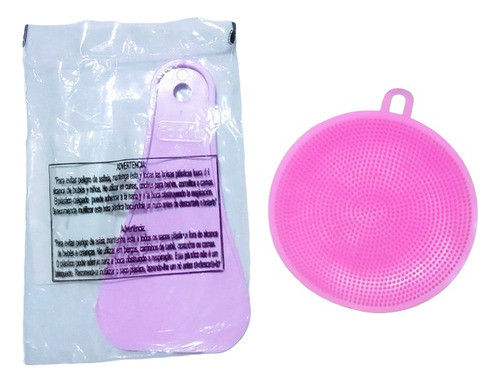 Set Espátula Cornet Plástico Y Esponja De Silicona 0