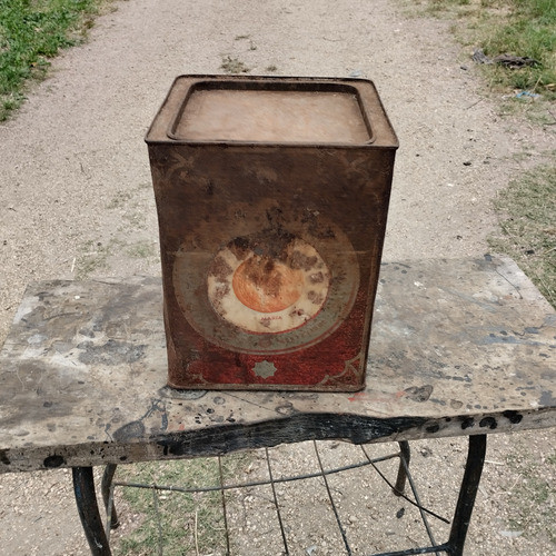 Antigua Lata De Galletitas Anselmi 0