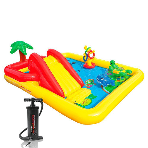 Play Center Inflable Ocean 254x196x79 Cm. + Inflador 0