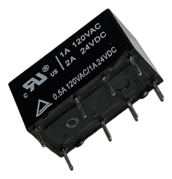 Rele 12v 1a 120v Hjr1-2c D12v Doble Inversor - Pack X2 Unid 0