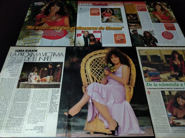 (an067) Luisa Kuliok * Recortes Revistas Clippings 0