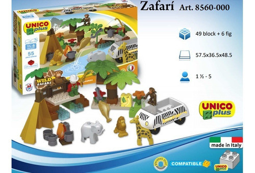 Bloques Unico Plus- Safari 0