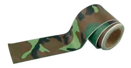 Cinta Adhesiva De Pvc Camuflado Woodland 5x600 Cm 0