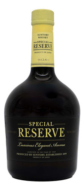 Whisky Japonés Exclusivo Suntory Reserve 0