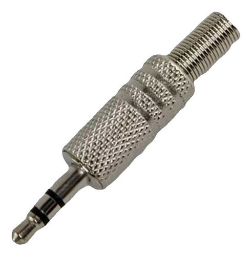 Ficha Para Armar Miniplug 3.5 Stereo Metalico Plug Sonido 0