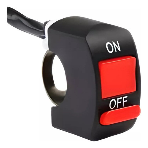 Ficha Tecla Boton Switch Interruptor On/off Para Faros Motos 0
