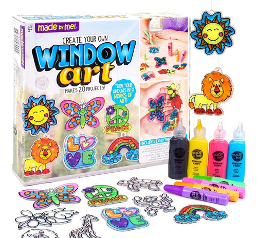 Diy Crea Tu Arte Ventana Kit 20 Actividades 6 Ans Moradouy 0