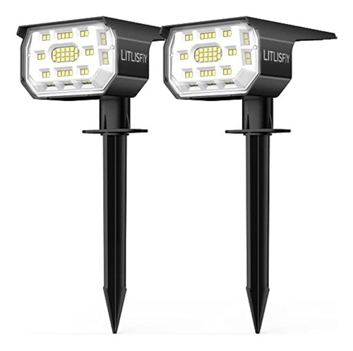 Focos Solares Para Exteriores Luces De Paisaje, 50 Led Foco 0