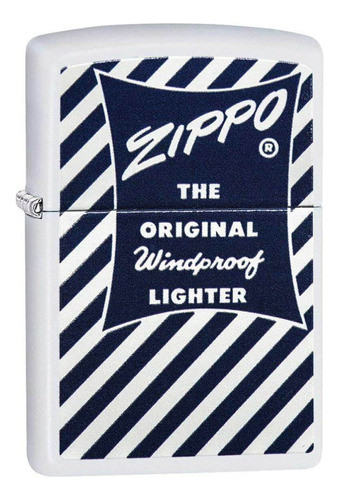 Encendedor Zippo Blue & White Original Aventureros 0