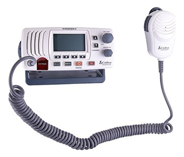 Cobra Electronics Mr F57w Vhf Radio With Large Lcd 0