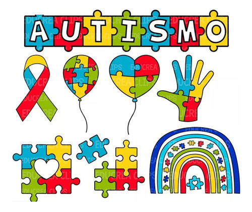 Kit Cliparts Autismo Imprimibles #589 0