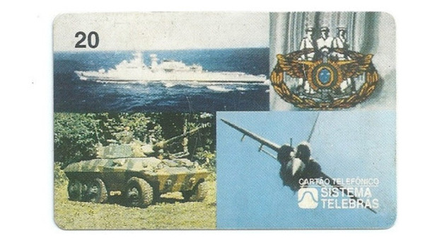 Cartão Telefônico - Telebrás Serviço Militar - Bt3 0