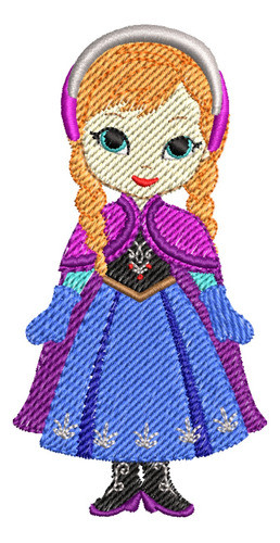 Matriz De Bordado Anna (frozen) - Md Matrices 0