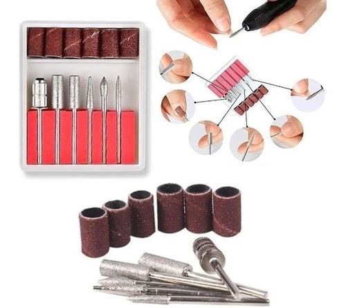 Kit De Fresas Repuestos Para Torno Uñas Manicura Pedicura 0