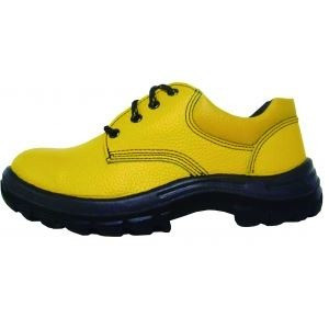 Zapato De Cuero Amarillo,pta.acero,talle:41  Worksafe 0