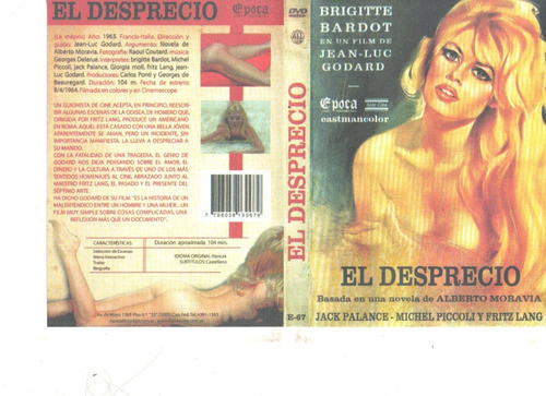 El Desprecio - Dvd Original - Buen Estado 0