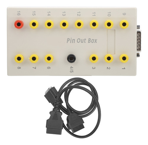 Caixa De Saída De Pinos Obd2 Com Kit De Cabo De Diagnóstico 0