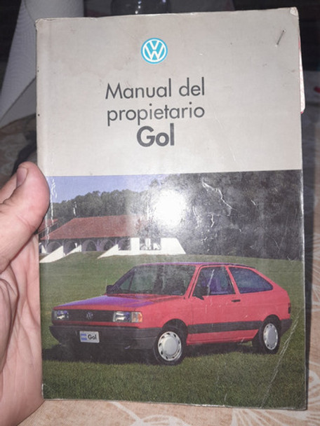 Antiguo Manual Del Propietario Gol Año 1993 Impecable 0