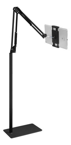 Soporte Base Para Tablet Smartphone De Pie Ajustable Negro 0
