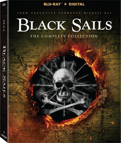 Blu Ray Black Sails Complete Seasons Originalbox Set 0