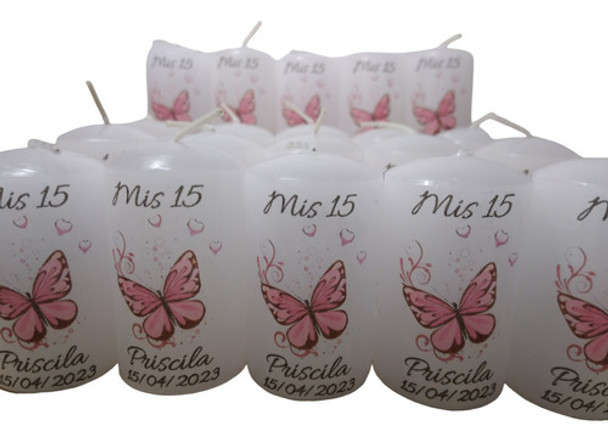 Velas 15 Años Arbol De La Vida  Souvenir Personalizadas 0
