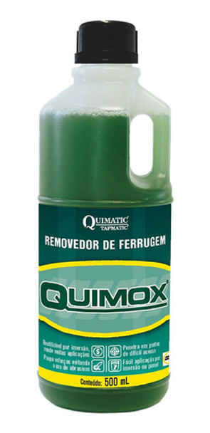 Quimox Removedor De Ferrugem Tapmatic 500ml 0 Quimox Removedor De Ferrugem Tapmatic 500ml 0
